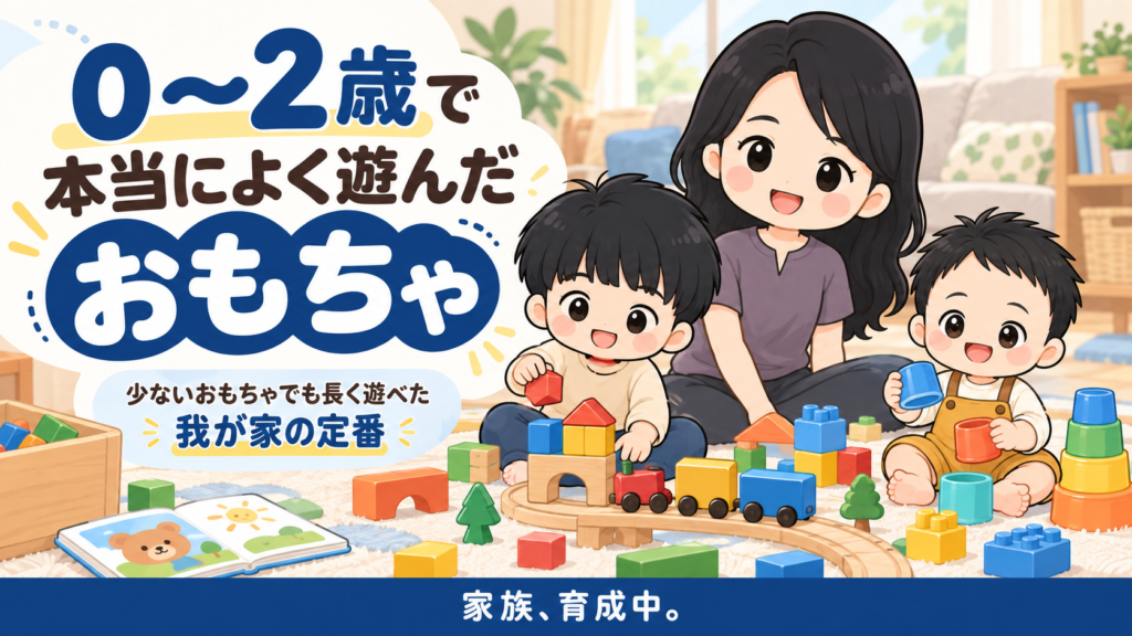 0〜2歳で本当によく遊んだおもちゃ｜少ないおもちゃで長く遊べた我が家の定番